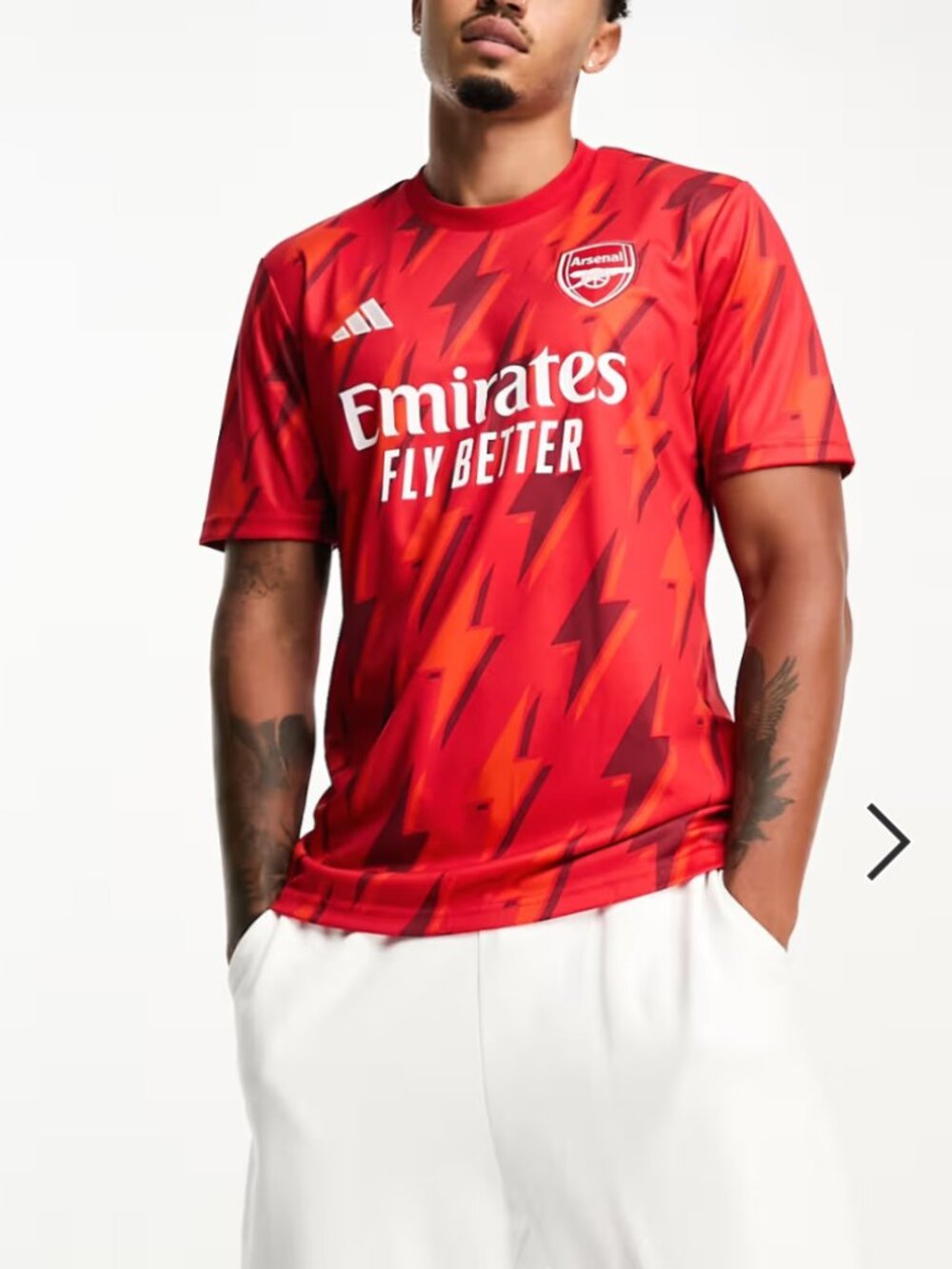 Adidas Arsenal FC 2023/24 Pre-Match Jersey Size L Red